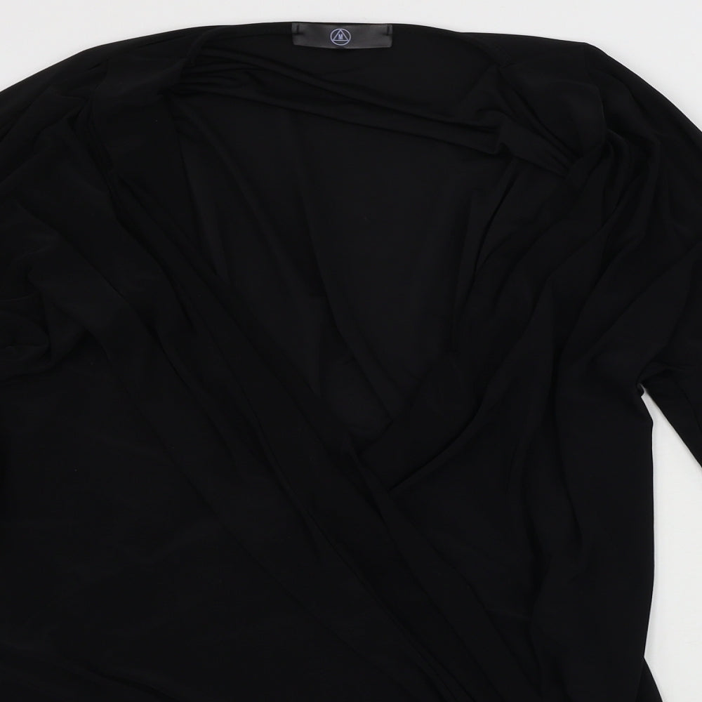 Missguided Womens Black   Basic Blouse Size 8