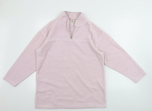 Bon Marche  Mens Pink   Henley Jumper Size S