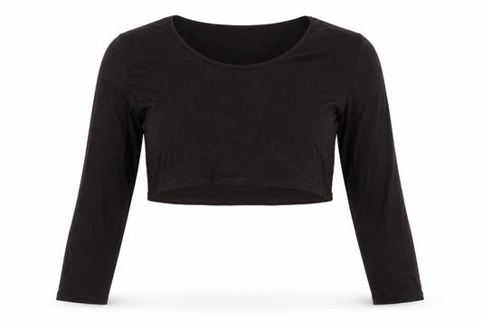 Rokoko Womens Brown   Cropped T-Shirt Size 24