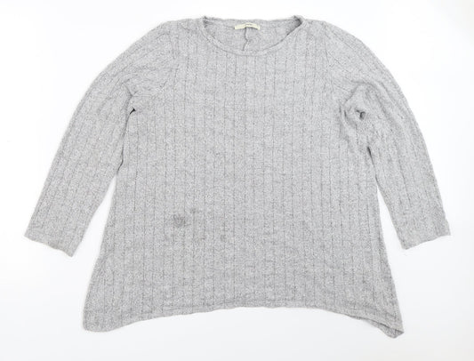 George Womens Grey   Pullover Jumper Size L