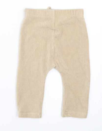 Preloved TU Baby Beige   Capri Trousers Size 9-12 Months - Back