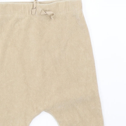 Preloved TU Baby Beige   Capri Trousers Size 9-12 Months - Detail