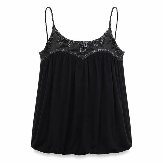 Status Moda Womens Black   Camisole Blouse Size XS