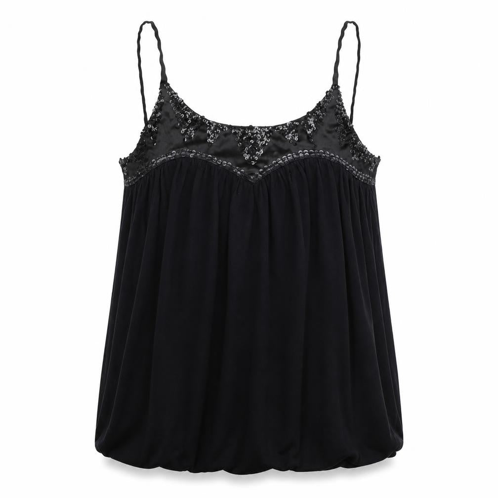 Status Moda Womens Black   Camisole Blouse Size XS