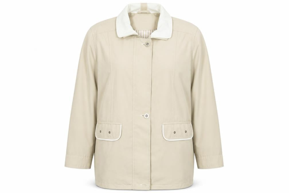 Canda Womens Beige   Overcoat Coat Size 16
