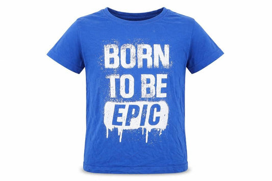 Primark Boys Blue   Basic T-Shirt Size 5-6 Years