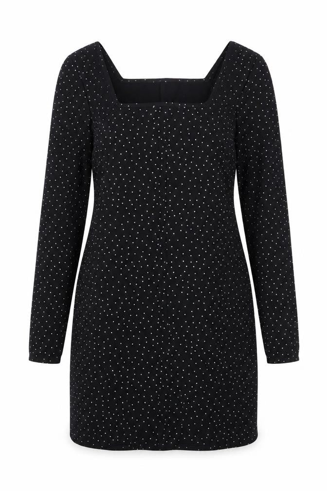 Very Womens Black Polka Dot  A-Line  Size 10