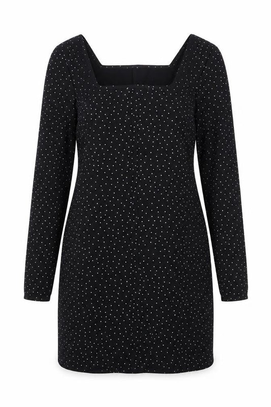 Very Womens Black Polka Dot  A-Line  Size 10