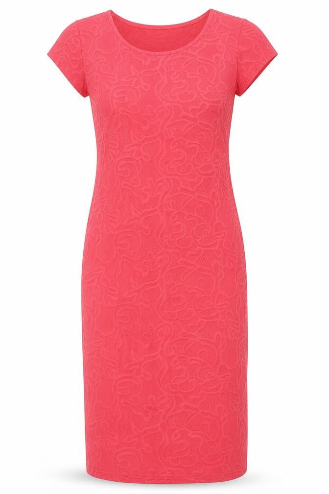 Me Womens Pink Floral  A-Line  Size M