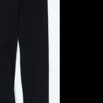 Preloved Nutmeg Girls Black   Jegging Trousers Size 12 Years - Detail