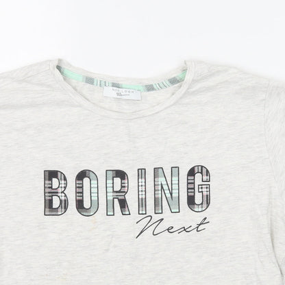 New Look Girls Grey   Basic T-Shirt Size L