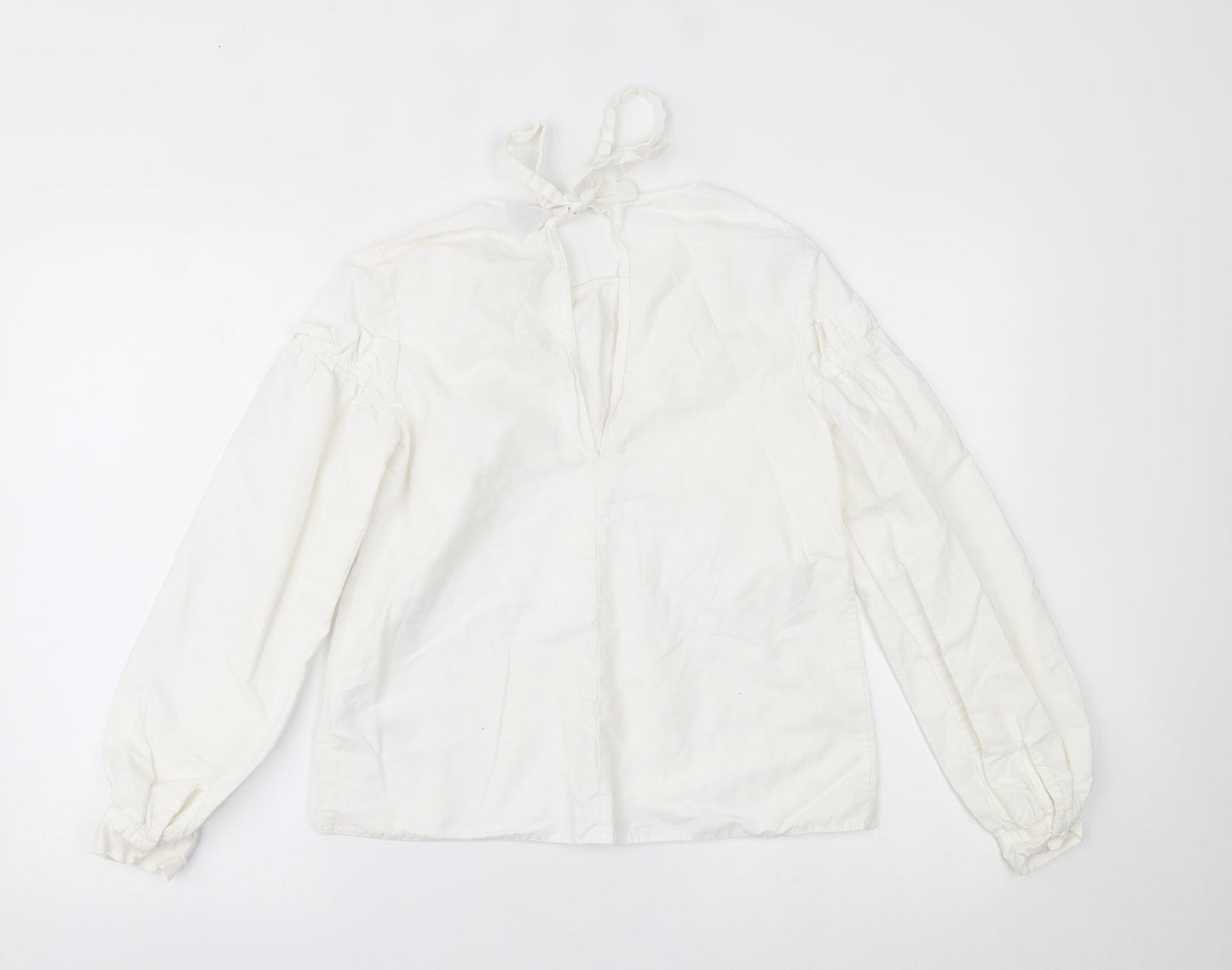 Topshop Womens White   Basic Blouse Size 6