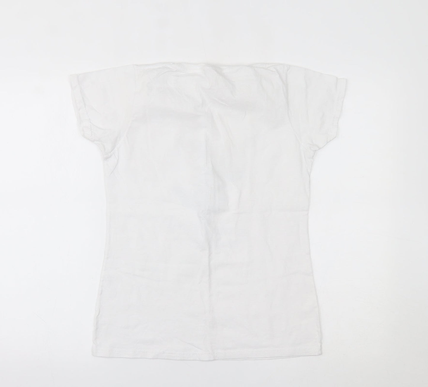 Fruit of the Loom Womens White   Basic T-Shirt Size S