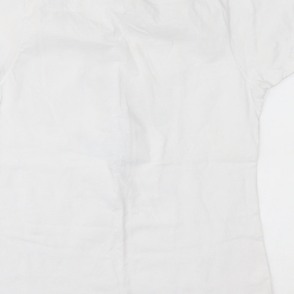 Fruit of the Loom Womens White   Basic T-Shirt Size S