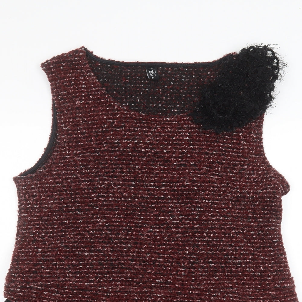 Preworn Womens Red   Basic T-Shirt Size L