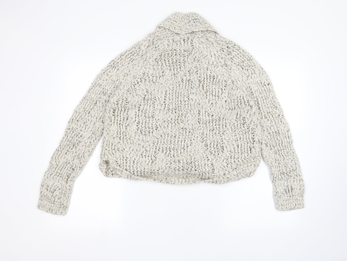 Marks & Spencer Womens White   Jacket Coatigan Size 12