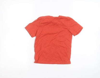 Tu Boys Orange   Basic T-Shirt Size 4 Years