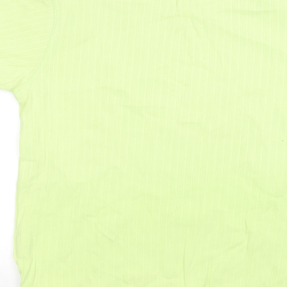 Reebok Mens Green    T-Shirt Size L