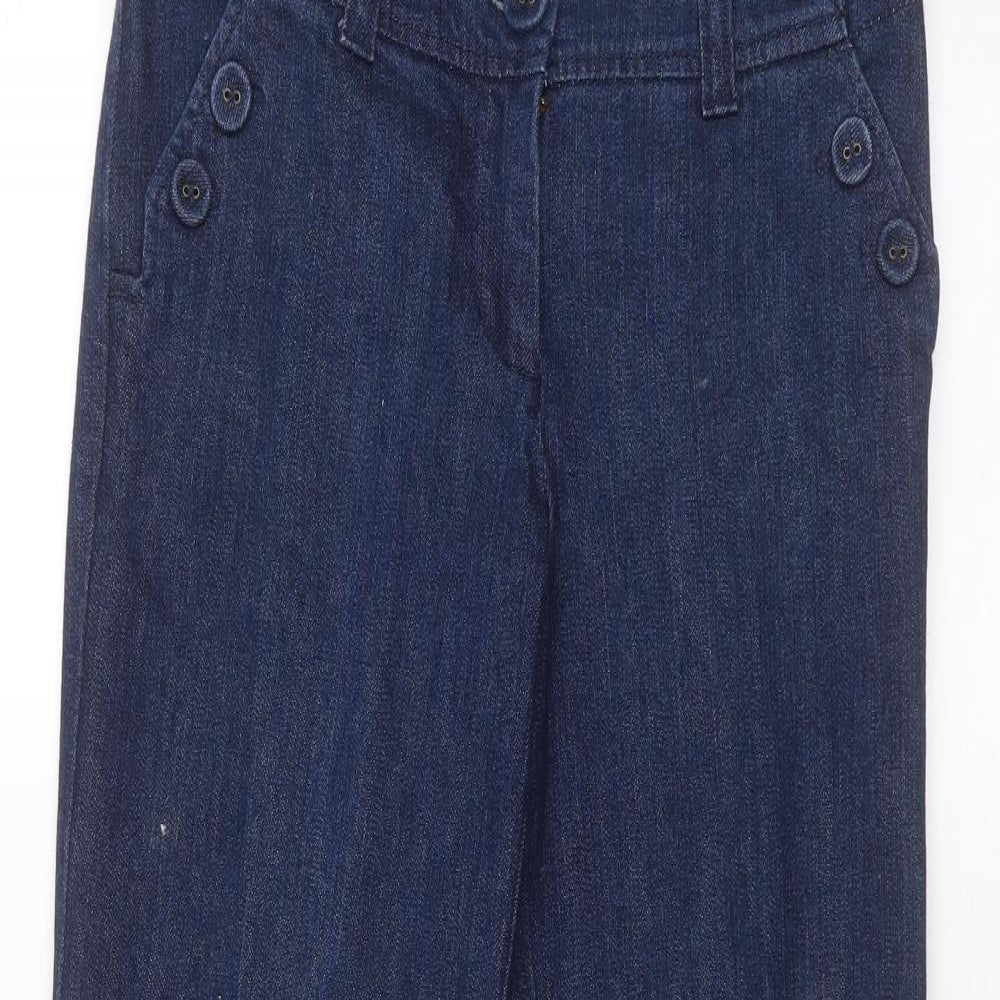 H&M Womens Blue   Straight Jeans Size 6 L28 in