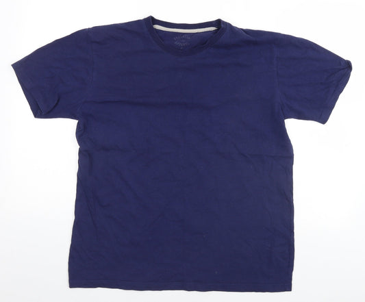 Essential Mens Blue    T-Shirt Size M