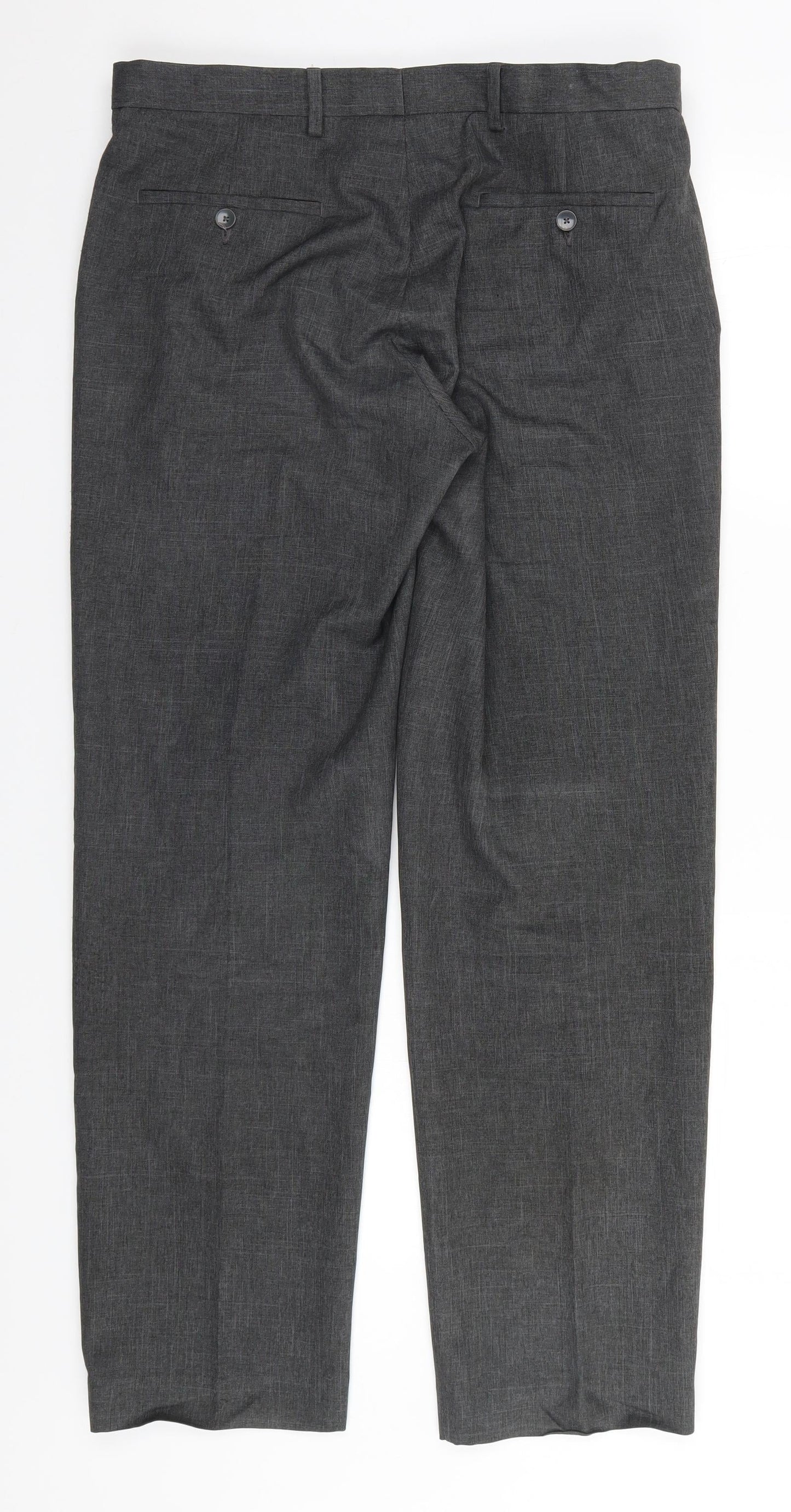 Marks and Spencer Mens Grey   Trousers  Size 32 in L30 in