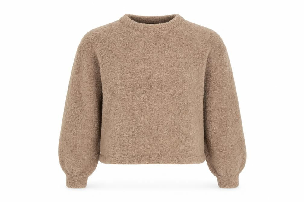 PRETTYLITTLETHING Womens Brown   Pullover Jumper Size S