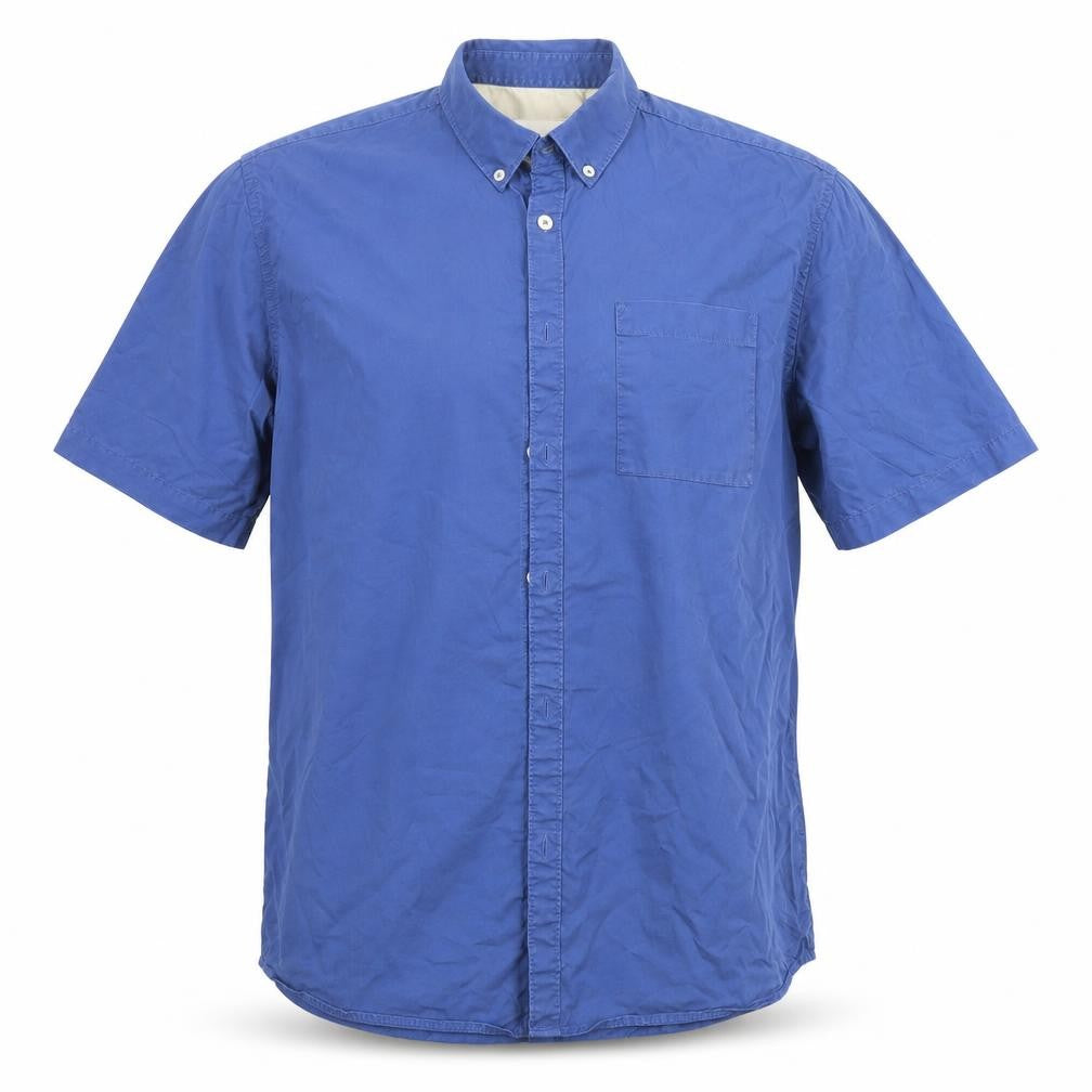 River Island Mens Blue    Button-Up Size L