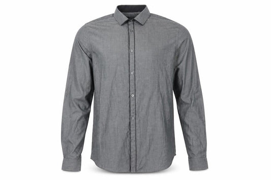George Mens Grey    Button-Up Size 16