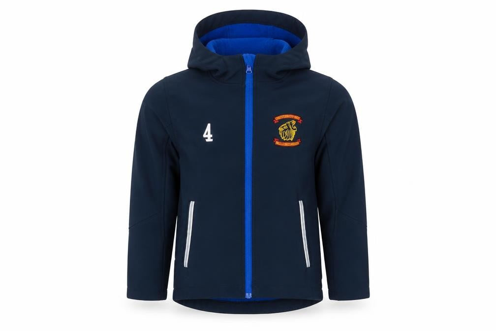 Result Boys Blue   Jacket  Size 9-10 Years  - Chesterton AFC