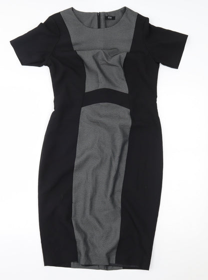 Preloved F&F Womens Black   A-Line  Size 10  - - Front