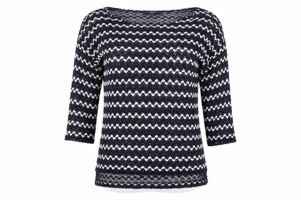 NEXT Womens Blue Striped  Pullover Jumper Size 10