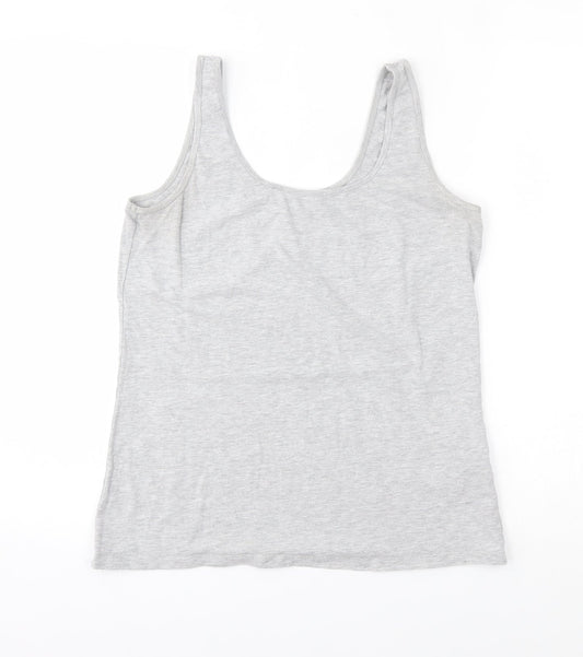 Primark Womens Grey   Basic Tank Size L