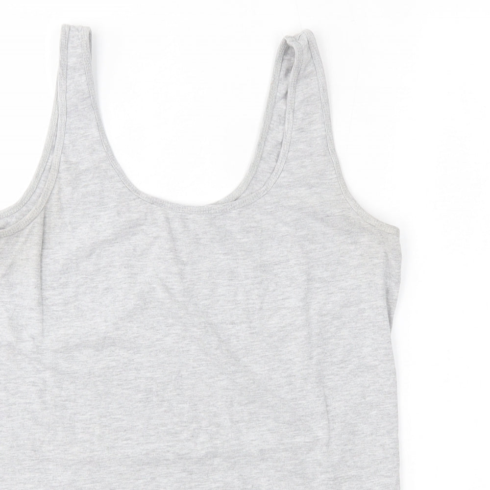 Primark Womens Grey   Basic Tank Size L