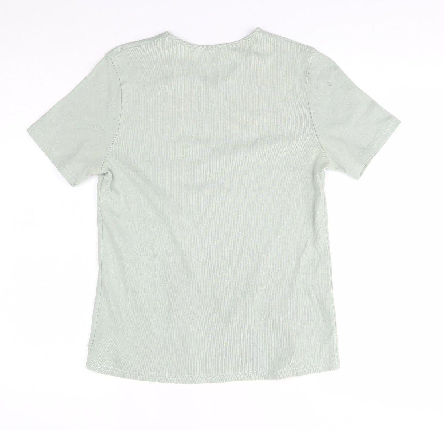 Preworn Womens Green   Basic T-Shirt Size 12