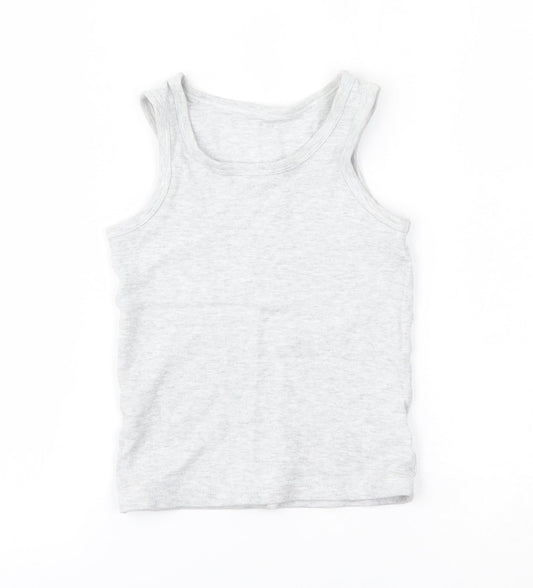 F&F Boys Grey   Basic Tank Size 5-6 Years