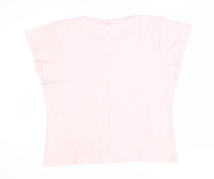 M&Co Womens Pink   Pullover Jumper Size L