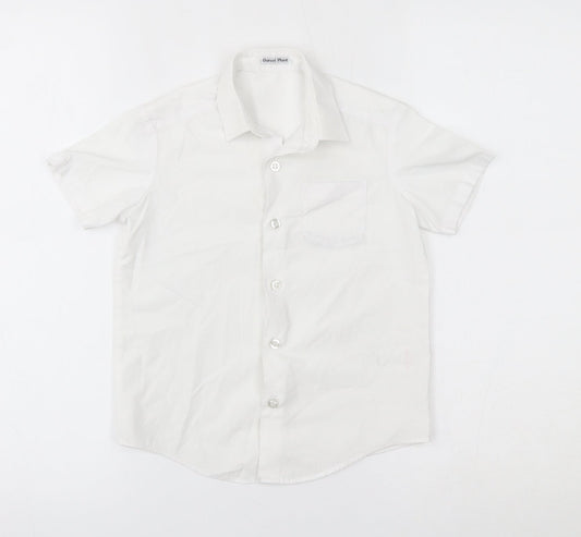 George Boys White   Basic Button-Up Size 4-5 Years