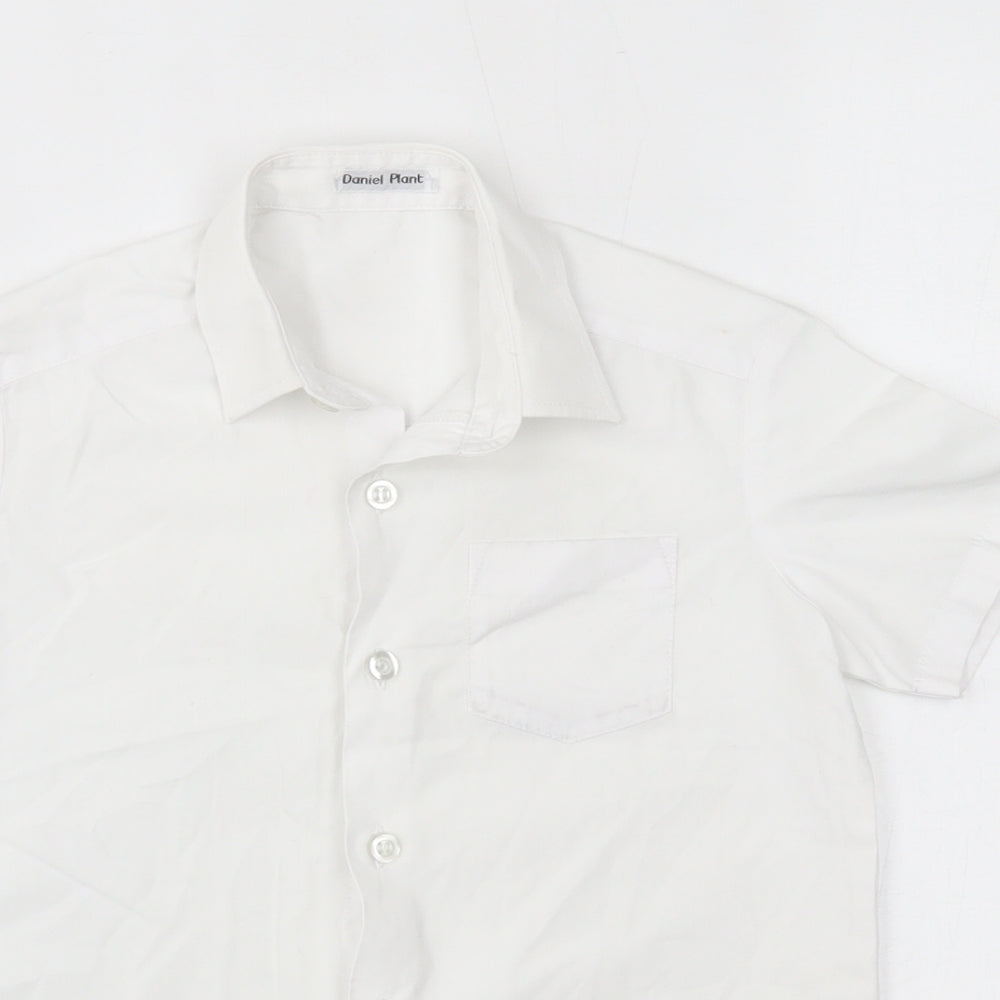 George Boys White   Basic Button-Up Size 4-5 Years