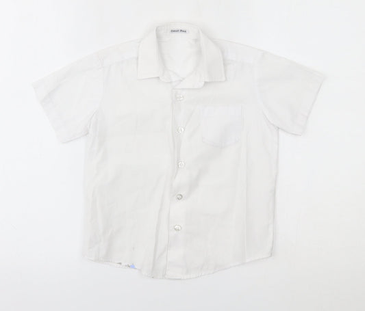 George Boys White   Basic Button-Up Size 3-4 Years
