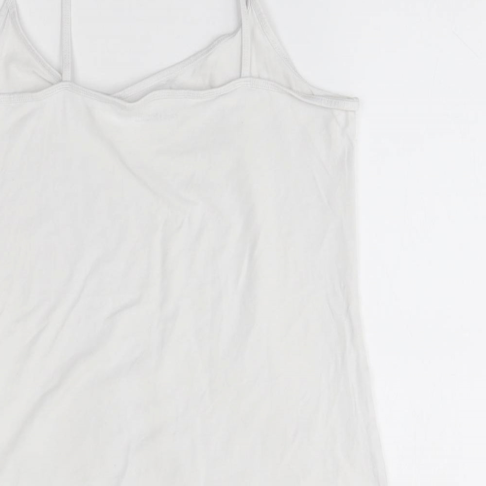NEXT Womens White   Basic Tank Size 14