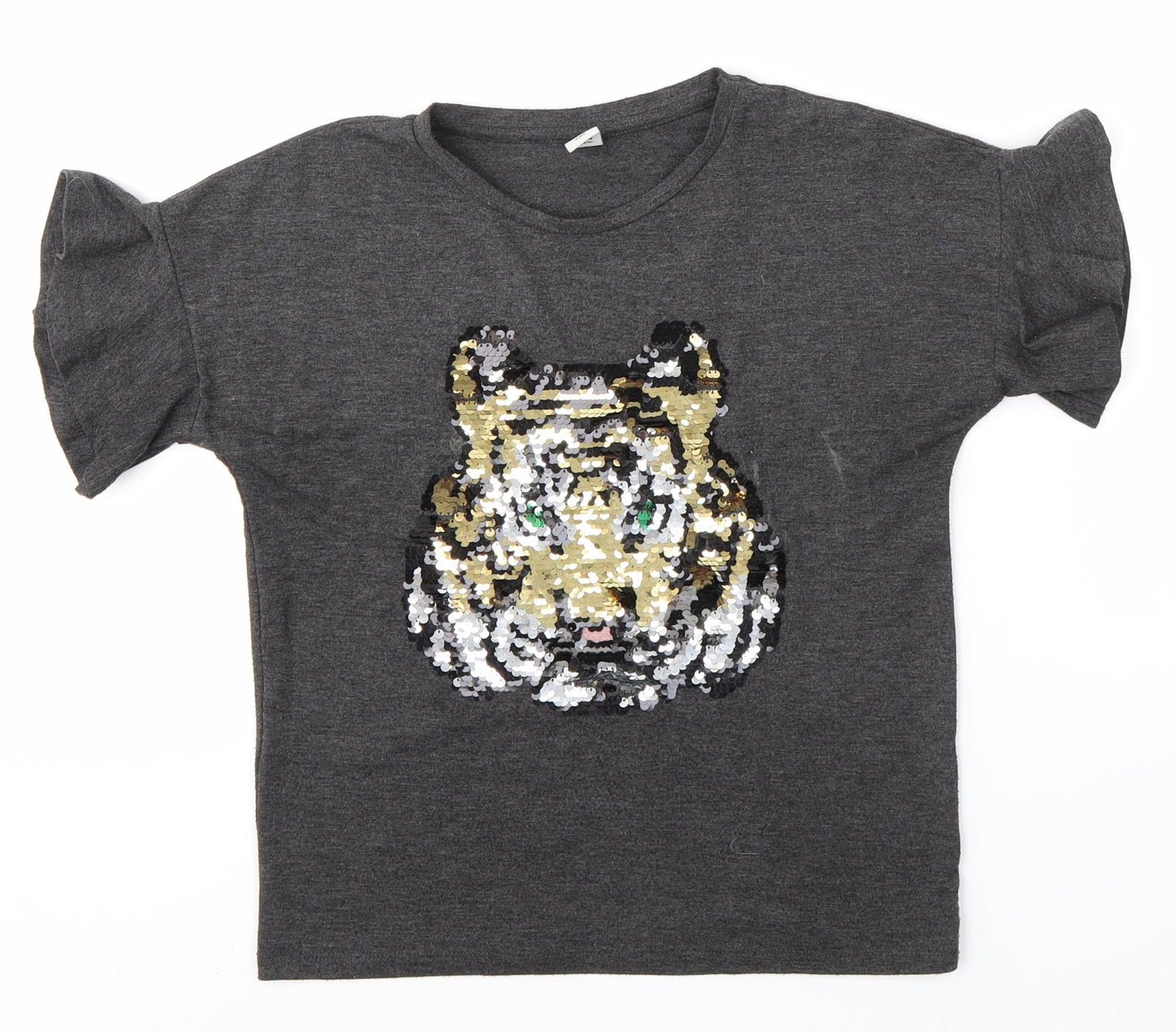TU Girls Grey   Basic T-Shirt Size 10 Years