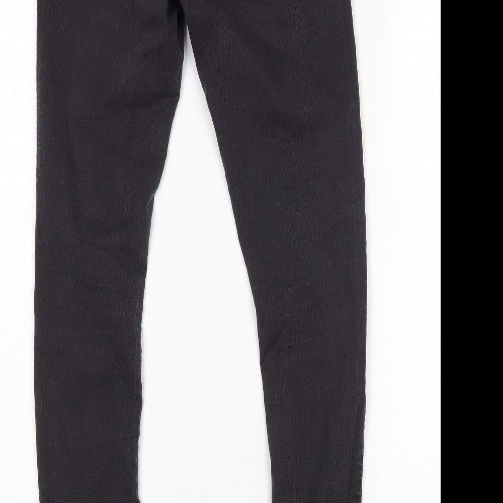 Topshop Womens Black   Skinny Jeans Size 26 L32 in