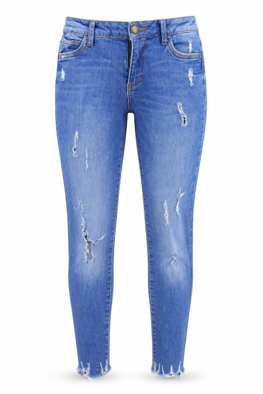 Denim CO Womens Blue   Skinny Jeans Size 4 L27 in