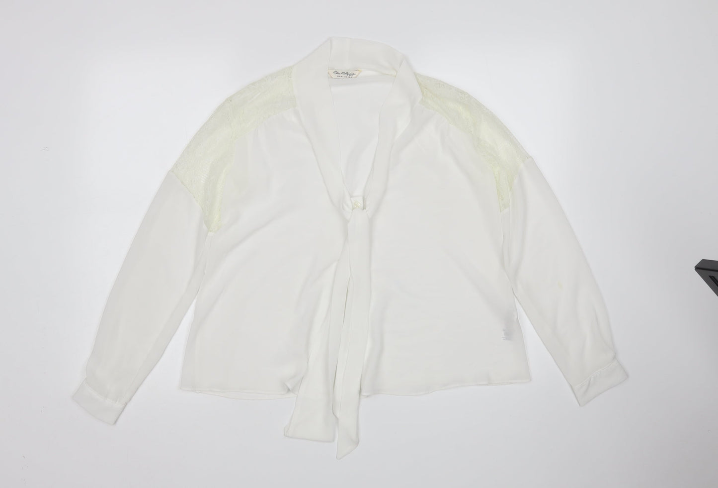 Miss Selfridge Womens White   Basic Button-Up Size 6
