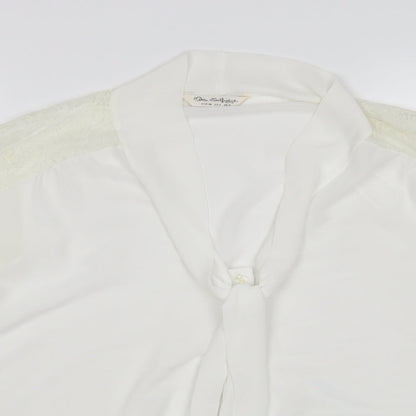 Miss Selfridge Womens White   Basic Button-Up Size 6