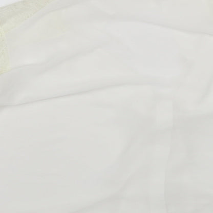 Miss Selfridge Womens White   Basic Button-Up Size 6