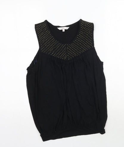 Debenhams Womens Black   Basic Tank Size 8