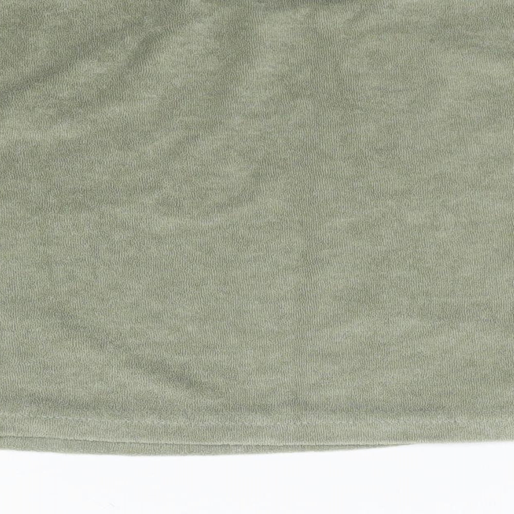 H&M Womens Green   Cropped T-Shirt Size S
