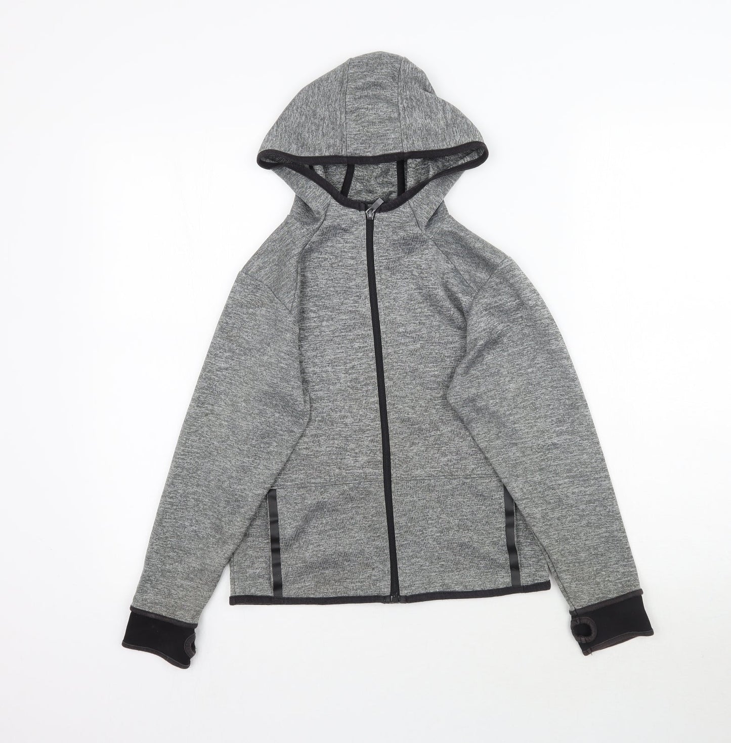 Outlaws Boys Grey   Full Zip Hoodie Size 7-8 Years