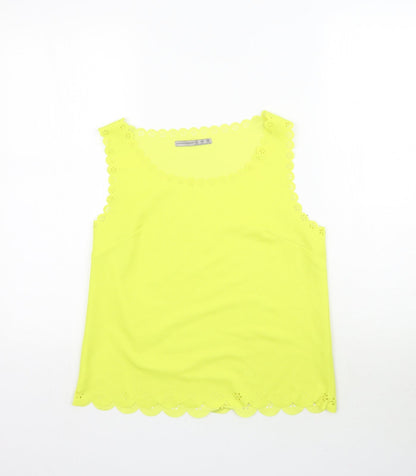 Atmosphere Womens Yellow   Basic Blouse Size 12
